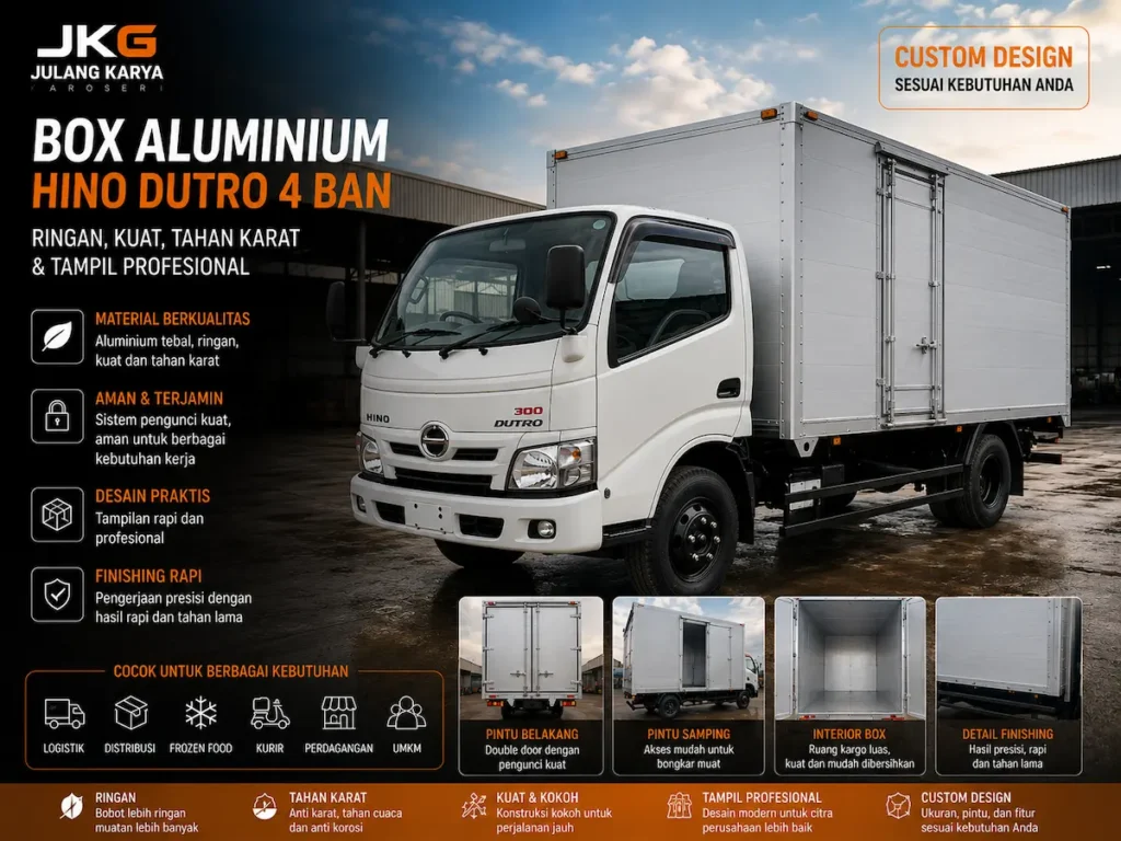 BOX ALUMINIUM PINTU SAMPING
