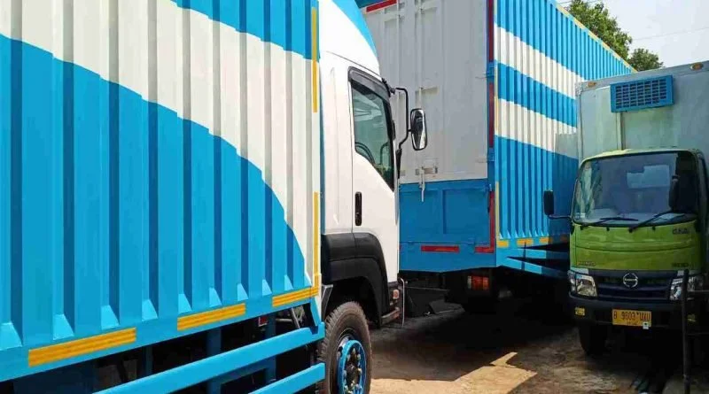 Box Besi Fuso truk