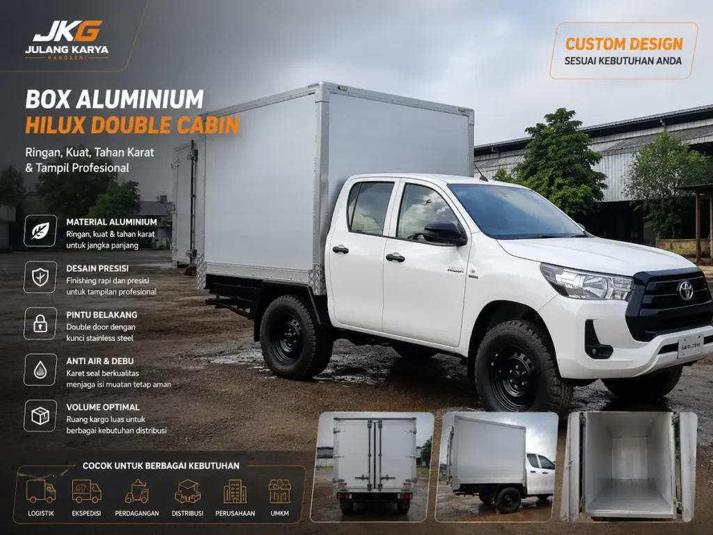box aluminium hilux double cabin