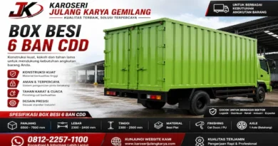 box besi hino 6 ban