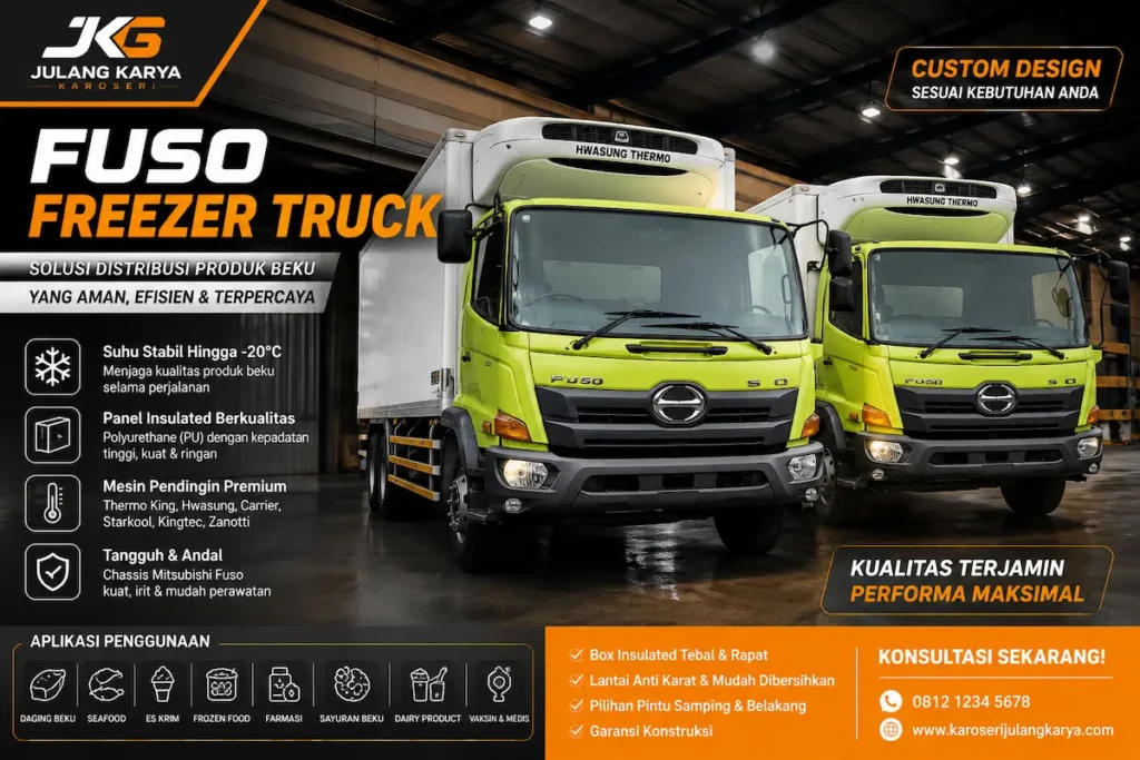 fuso truck freezer