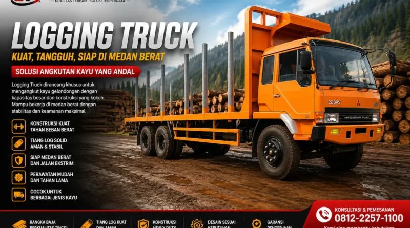 loging truck mitsubishi