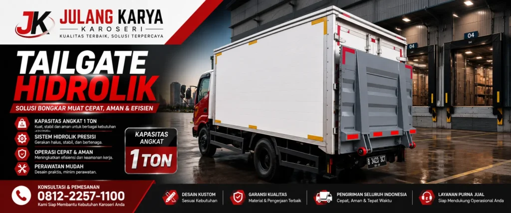 tailgate 1 ton produk julang karya