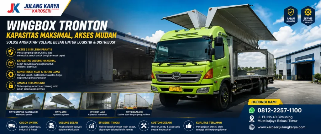 WINGBOX HINO 500 TRONTON